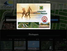 Tablet Screenshot of cearainvest.com.br